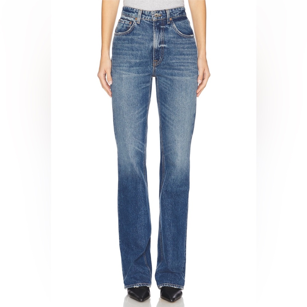 GRLFRND Melina High Rise Boot Cut in Los Feliz